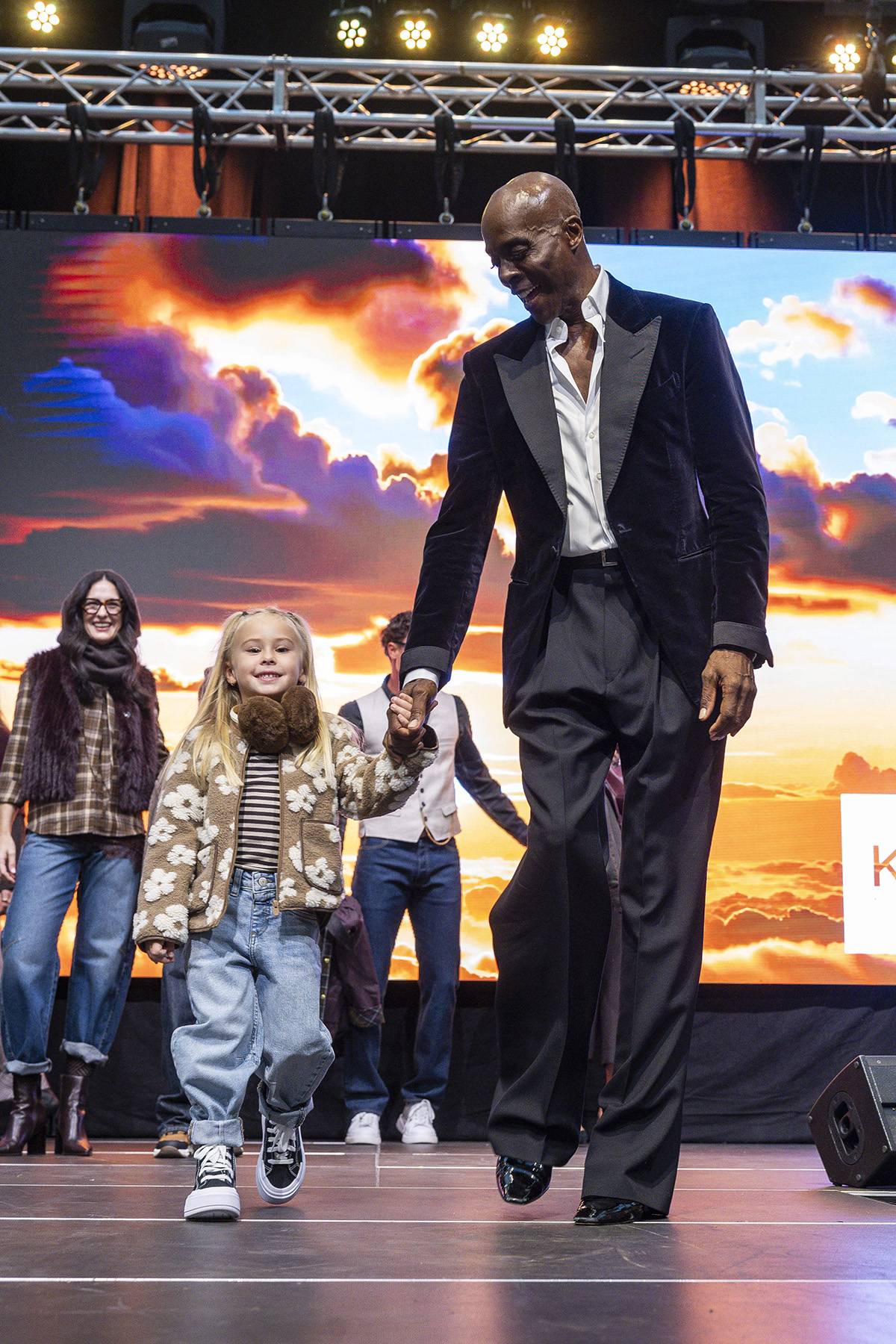 Bruce Darnell bei den Fashion Shows