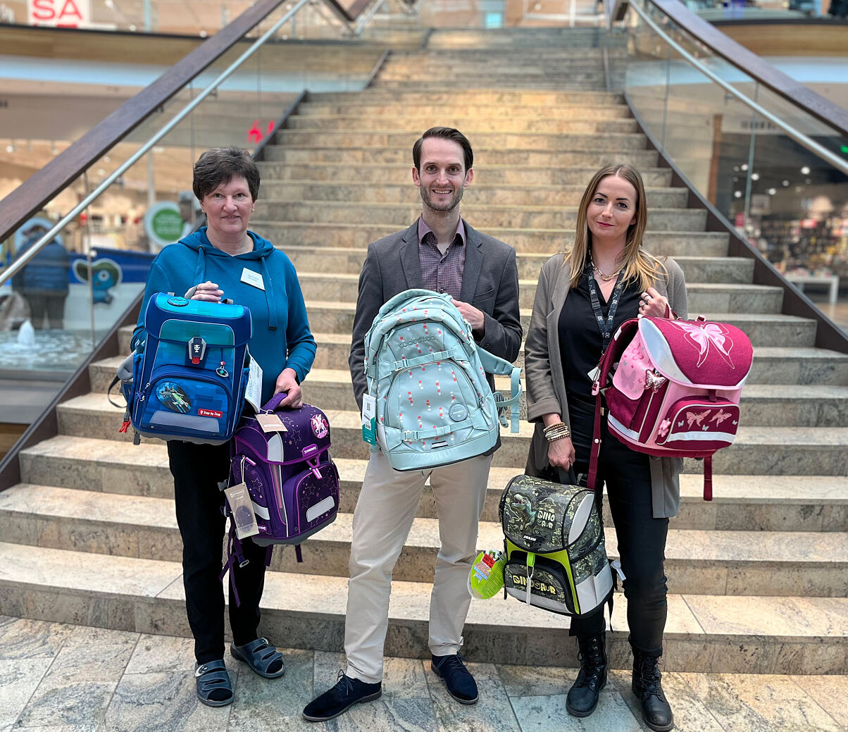 Schultaschen-Ausstellung in der WEBERZEILE 